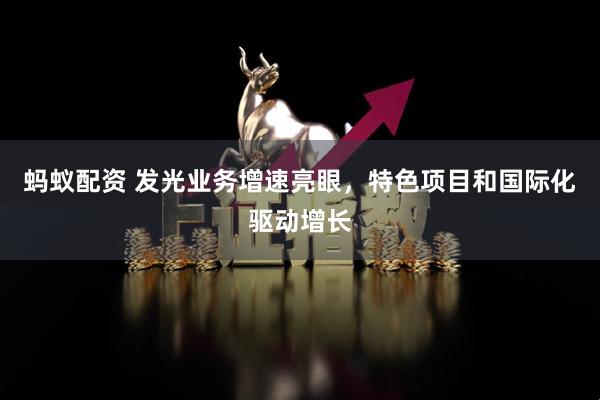 蚂蚁配资 发光业务增速亮眼，特色项目和国际化驱动增长