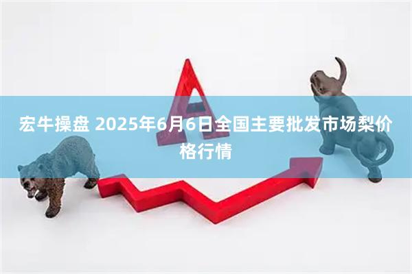 宏牛操盘 2025年6月6日全国主要批发市场梨价格行情