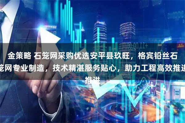 金策略 石笼网采购优选安平县玖旺,格宾铅丝石笼网专业制造,技术精湛服务贴心,助力工程高效推进