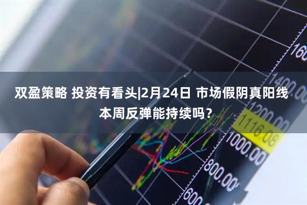双盈策略 投资有看头|2月24日 市场假阴真阳线  本周反弹能持续吗？