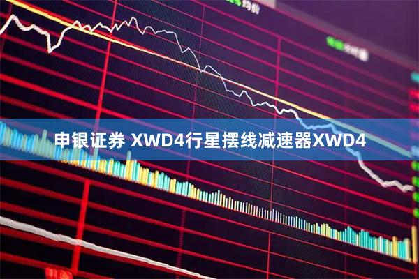 申银证券 XWD4行星摆线减速器XWD4